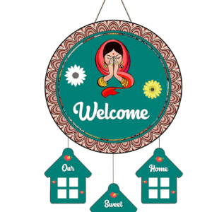 Shri Kanth Art Welcome Home Wall Hanging For Home, Door, Entrance, Hall
